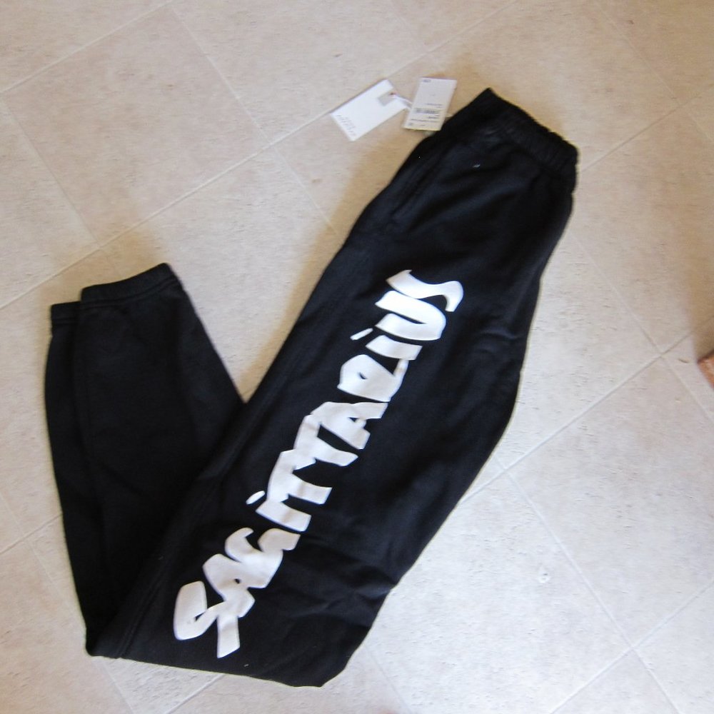 COPY - new GOOD AMERICAN Zodiac Boyfriend Sweatpants- SAGITTARIUS SIZE small 1